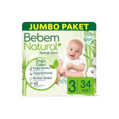 Bebem natural 4 9kg 34pcs