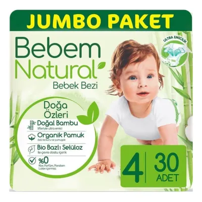 Bebem natural maxi 7 14kg 30pcs