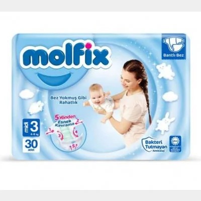 Molfix Baby Diapers No:3 30 pc