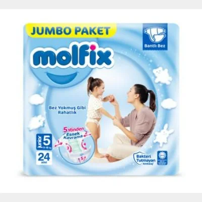 Molfix Jumbo Packet No 5 24 pc