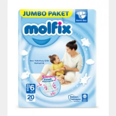 Molfix Jumbo Packet No 6 20 pc