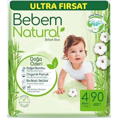 Bebem natural maxi 7 14kg 90pcs