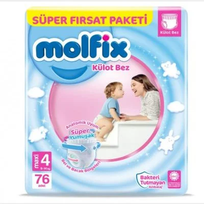 Molfix Pants Super Packet No 4 76 pc