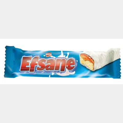 Bifa Legend White Compound Chocolate Coated Biscuit 5 Gr