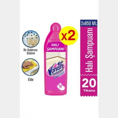 Vanish Kosla Carpet Shampoo 2 Pieces (HANDHELD) 2x850 ml