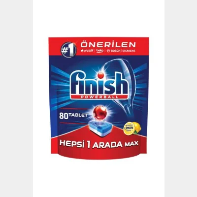 Finish All in One Degreaser Lemon Scented  80 pc