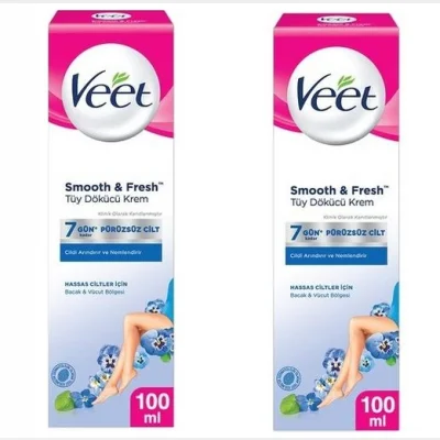 Veet Hair Removal Cream 100 Ml 2 pcs