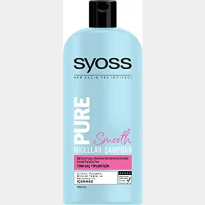 Syoss Pure Shampoo Smooth Micellar 550 ml