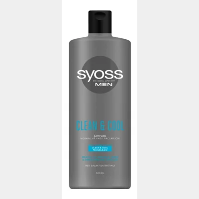 Syoss Men Clean and Cool Shampoo  500 ml