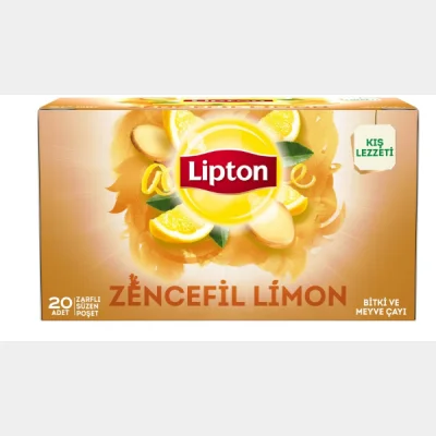 Lipton Herbal Tea Ginger&Lemon  20 pcs