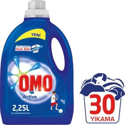 Omo Liquid Detergent Active   2250 ml