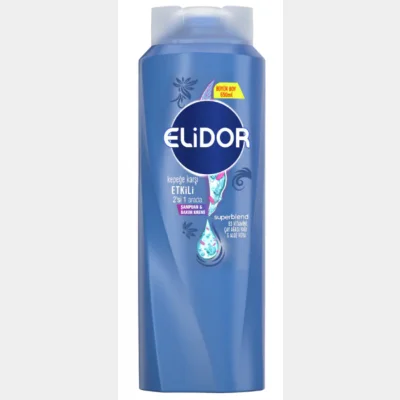 Elidor Anti-Dandruff 2 in 1 Shampoo  650 ml