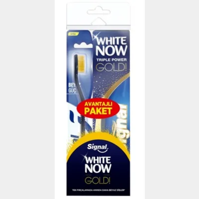 Signal White Now Gold Toothpaste 75 ml+Toothbrush  1 pcs