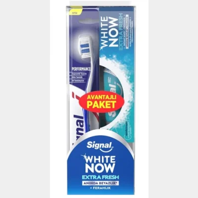 Signal White Now Extra Fresh Toothpaste 75 ml+Toothbrush  1 pcs