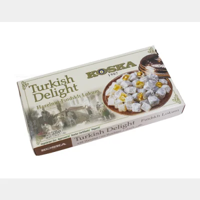 Koska Turkish Delight with Hazelnut 500 gr