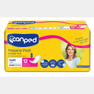 Canped Female Bladder Pads Lightweight 12 pcs