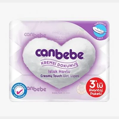 Canbebe Wet Towel Creamy Touch 3x56 pc