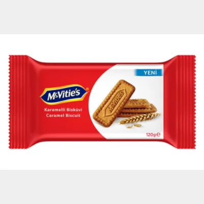 Mc Vitie's Caramel Biscuit 120 gr