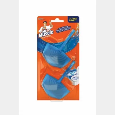 Mr. Muscle Aqua Blue&Promotion Packet Toilet Blocks 2X40 gr