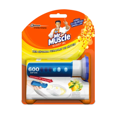 Mr. Muscle Active Clean Toilet Blocks Jel Lemon   36 ml