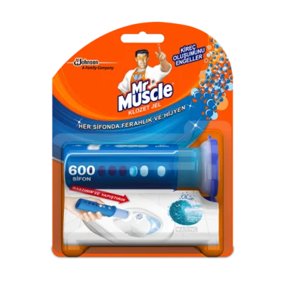 Mr. Muscle Active Clean Toilet Blocks Jel Marine  36 ml