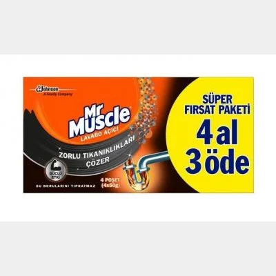 Mr. Muscle Drain Granules   4x50 gr