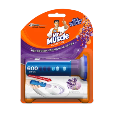 Mr. Muscle Active Clean Toilet Blocks Jel Lavender  36 ml