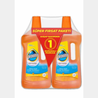 Pronto Wood and Surface Cleaner Promotional Package Orange   2X750 ml