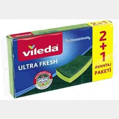 Vileda Ultra Anti-Scratch Corrugated Sponge 2 pc