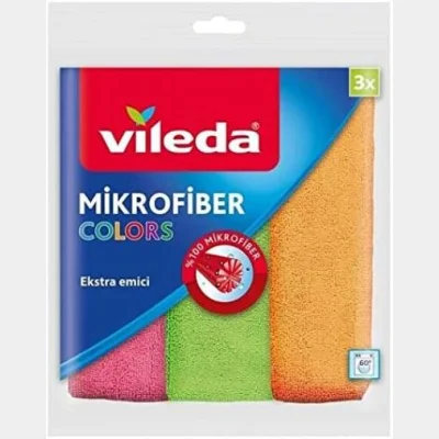 Vileda Microfiber Colors XL Cleaning Cloth  3 pc