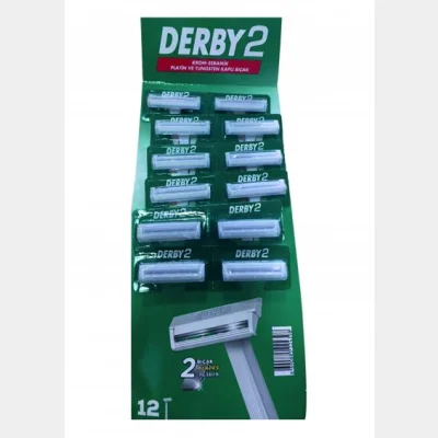 Derby 2 Disposable Type Cartella Double Blade   12 pc