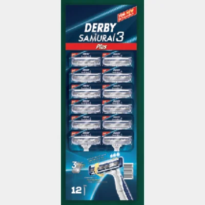 Derby Disposable Type Cartella Samurai 3 Plus  12 pc