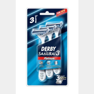 Derby Samurai 3 Platınum Triple Blister 12 pc