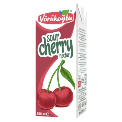 Yörükoğlu Fruit Juice Sour Cherry Nectar  200 ml