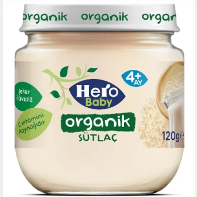 Ülker Hero Baby Organic Rice Pudding Baby Food 120 gr