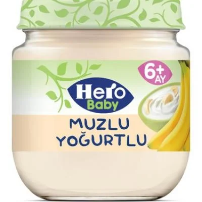 Hero Baby Food Jar Banana & Yoghurt  125 gr