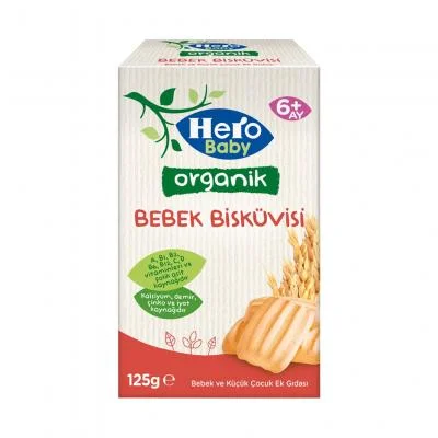 Hero Baby Organic Baby Biscuit  125 gr