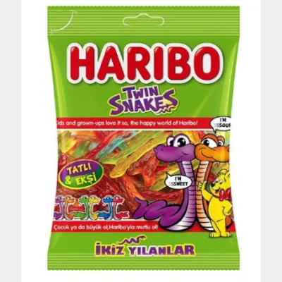 Haribo Twin Snakes  80 gr