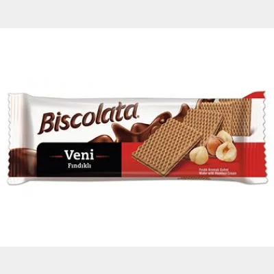 Şölen Biscolata Veni Hazelnut Cream Wafer 50 gr