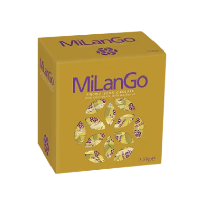 Şölen Milango Milk Chocolate With Hazelnut Cream Filled With Hazelnut Cream 2.5 kg