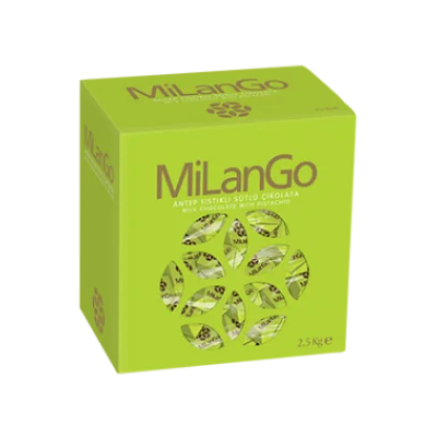 Şölen Milango Milk Chocolate With Pistachio Filled With Pistachio Cream 2.5 kg