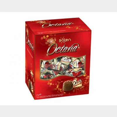 Şölen Octavia Milk Chocolate with Puffed Rice Filled with Milk Cream 2 kg
