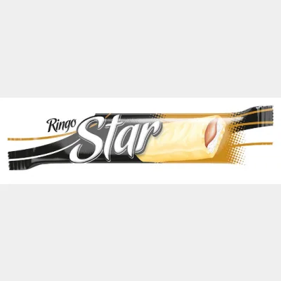 Anı Ringo Star White Compound Chocolate Coated Caramel Nougat Bar 18 Gr