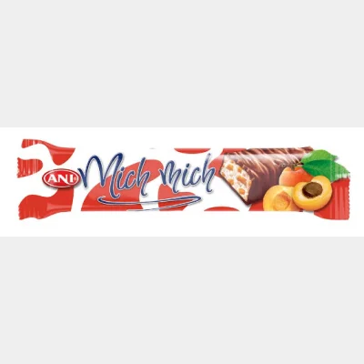 Anı Mich Mich Apricot Flavored Milk Cocoa Coated Nougabar 18 Gr
