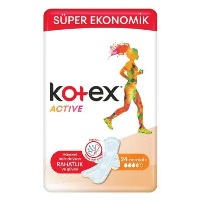Kotex Pads Active Quadro Regular  24 pc