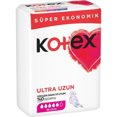 Kotex Ultra Long Pad 18 Count