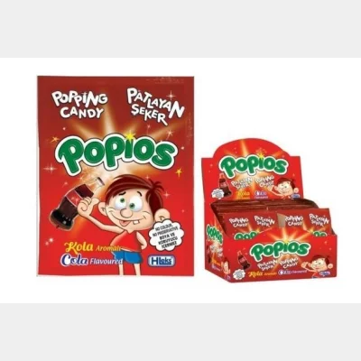Hleks Popios Cola Flavored Popping Candy 4 Gr