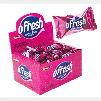 Saadet O Fresh Mixed Fruit 5 Gr 200 Pcs