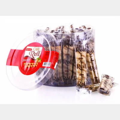 Elvan Cafe Roll Sticks Hazelnut Roll Wafer 12 Gr
