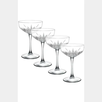 Pasabahce - Timeless Champagne Saucer 270ml (440236) x 4Pcs